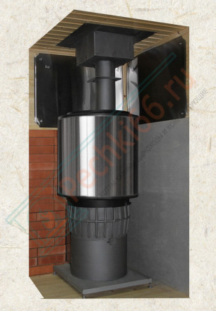 Чугунная печь для бани Карелия-5 с закрытой каменкой (Карелия)