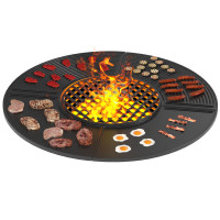 Чугунная гриль плита Gurman Ø 1000 (Везувий)