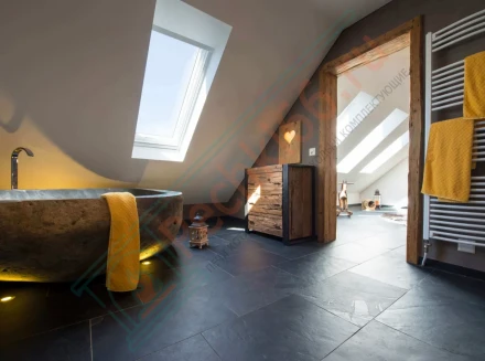 Плитка сланец Black Natural Brazil 600 x 300 x 10 мм (1,08 м2 / 6 шт)