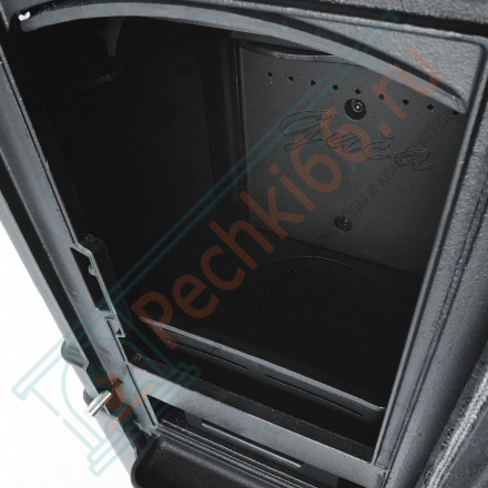 Чугунная печь-камин Arina - 1210 эмаль - Dark red (Guca)