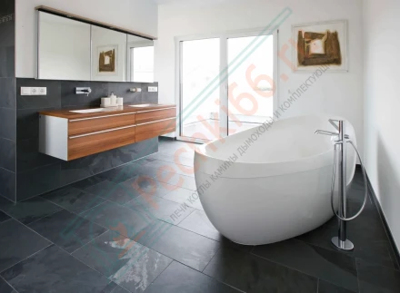 Плитка сланец Black Natural Brazil 1200 x 600 x 12 мм (0,72 м2 / 1 шт)