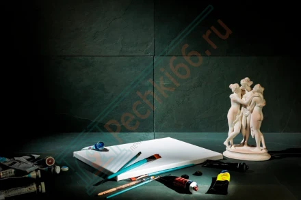 Плитка сланец Black Natural Brazil 1200 x 600 x 12 мм (0,72 м2 / 1 шт)