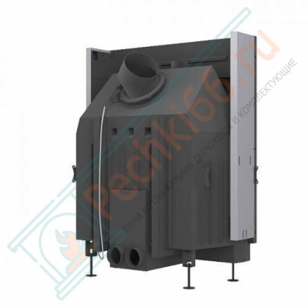Топка Вега 1200 B принтинг черный шамот подовое горение (Экокамин)