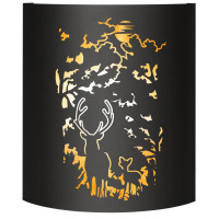 Абажур BLACK (AISI 430) тип 4 "Олени в лесу" (Везувий)