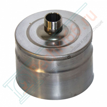 Заглушка с конденсатотводом (НЕРЖ-439/0,5) d-180 (УМК)