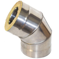 Сэндвич-отвод 135° (НЕРЖ-439/1,0-ОЦИНК/0,5) d-200/280 (УМК)