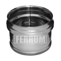 Заглушка-внешняя (НЕРЖ-430/0,5) d-130 (Феррум)