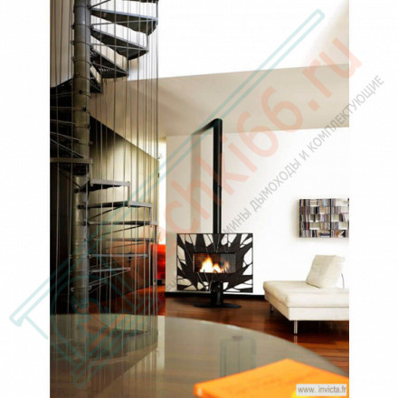 Печь-камин GAYA feuille (INVICTA)