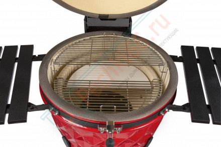 Керамический гриль Diamond Egg XL красный