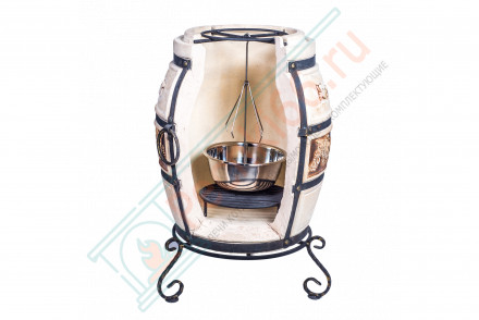 Курница для приготовления птицы с овощами, диаметр 280 мм (ТехноКерамика)