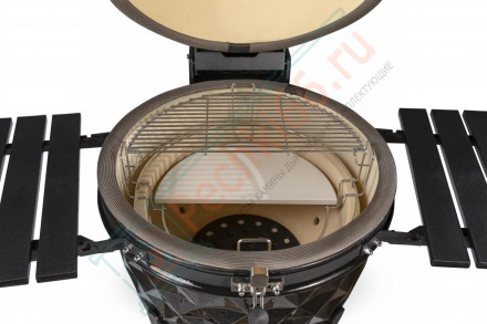 Керамический гриль Diamond Egg XL серый
