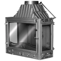 Чугунная топка W3 PLB, 3 стекла (Kaw-Met)