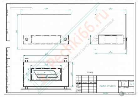 Настольный биокамин Iceberg, чёрный (ZeFire)