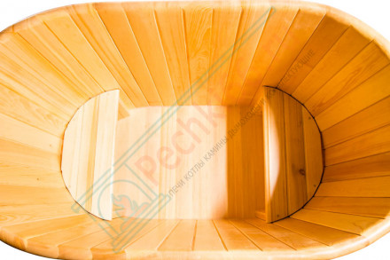 Купель кедровая овальная 69х128х115 (НКЗ)