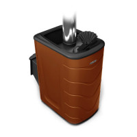 Газовая печь для бани T.M.F Гейзер 2014 Inox ДА ЗК терракота