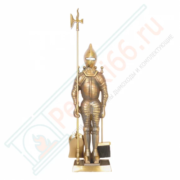 Набор каминный D50011АВ Рыцарь (4 предмета, 79см, античная бронза), на подставке в Нижнем Новгороде