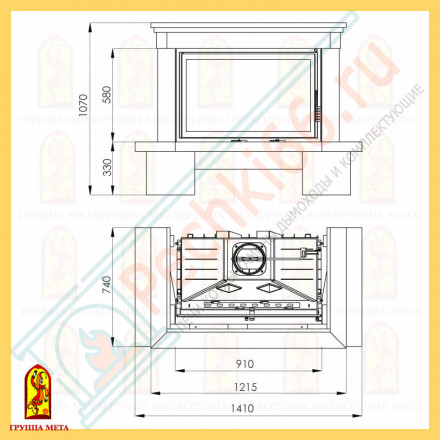 Облицовка Верона 900, бежевый, бежево-коричневый (Мета)
