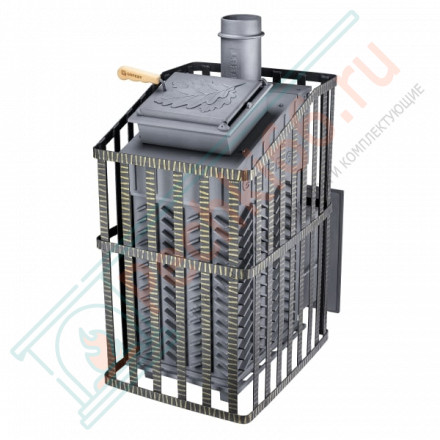 Чугунная печь для бани Гефест GFS-ЗК 25 (П) Ураган (ТехноЛит)