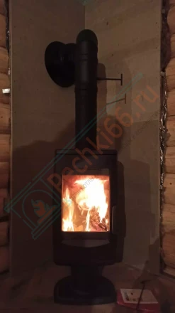 Печь-камин Plamen Aria под ключ (монтаж 30.07.2019)