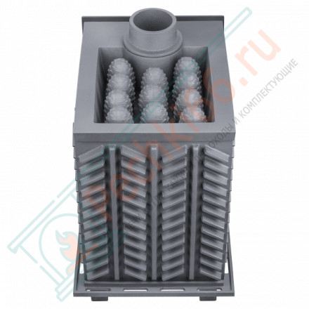 Чугунная печь для бани Гефест GFS-ЗК 30 в сетке (ТехноЛит)