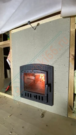 Чугунная печь для бани ТехноЛит AVANGARD ЗК 25 (П2) Ураган (монтаж 03.2023)