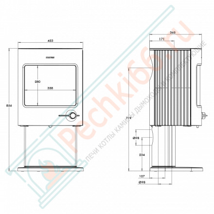 Чугунная печь Morsø 2848 (Morso)