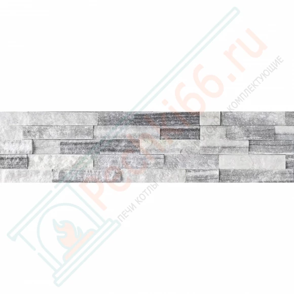 Плитка Кварцит бело-серый 600 x 150 x 15-20 мм (0.63 м2 / 7 шт) в Нижнем Новгороде
