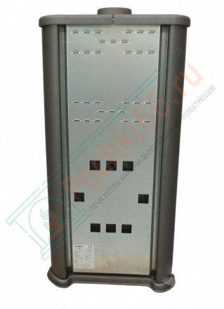 Печь-камин Lederata оранжевая (Tim Sistem) до 180 м3