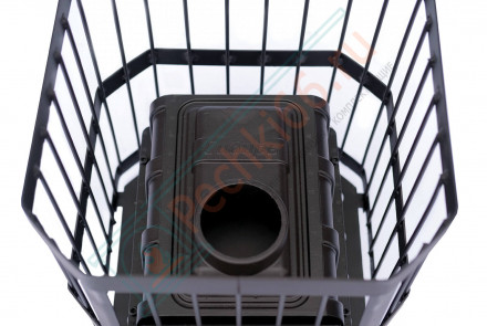 Чугунная печь для бани Сибирь-15, с чугунной дверцей (НМК)