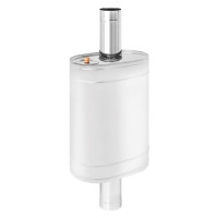 Бак на трубе овальный (НЕРЖ-439/0,8мм) 55 л, d-115 (Россия)