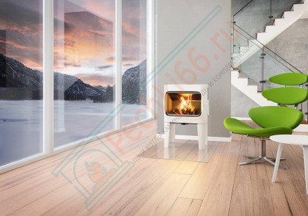 Чугунная печь-камин F 305 R LL WHE (Jotul)