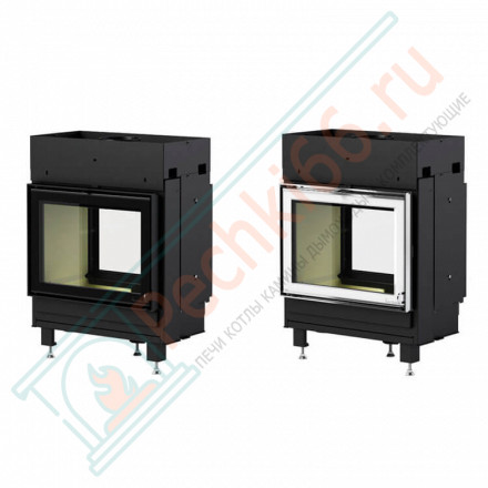 Каминная топка N-20T Exclusive, цвет - черный впереди, белый сзади (Nordpies)