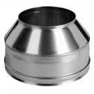 Конус на трубу с изол (НЕРЖ-321/0,5-НЕРЖ-439/0,5) d-150/230 (Дымок-Lux)