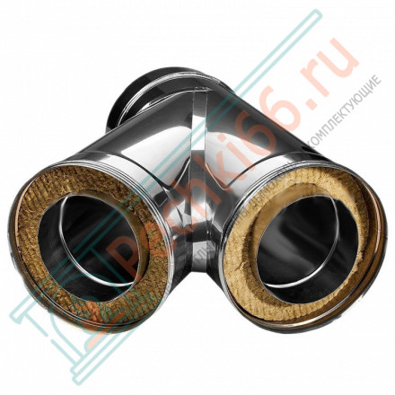 Тройник 45° с изол (НЕРЖ-321/0,5-НЕРЖ-439/0,5) d-250/330 (Дымок-Lux)