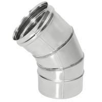 Отвод моно 45° ОМ-Р (304-0.8) d-150 (ТиС Стандарт)