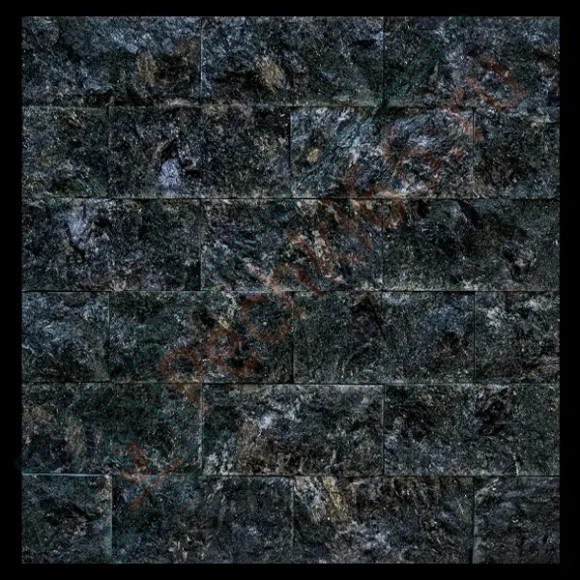 Плитка рваный камень "Серпентенит" 100х50х25мм, упаковка  90 шт / 0,42 м2 в Нижнем Новгороде