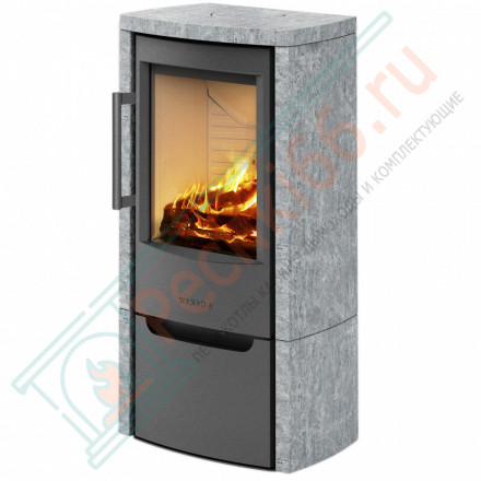 Печь камин Miro 4 в облицовке из талькохлорита (Wiking)