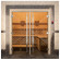 Дверь для бани и сауны Престиж двойная, бронза, 2000х1530 по коробке (DoorWood)
