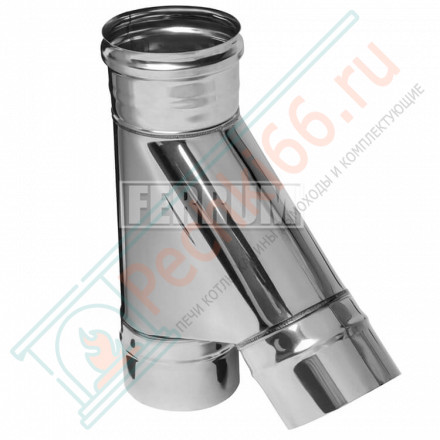 Тройник 45° (НЕРЖ-430/0,5) d-80 (Ferrum GS)