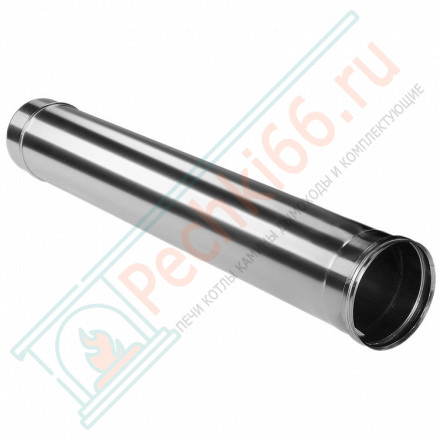 Труба прямая L=1000 без изол (НЕРЖ-321/0,8) d-115 (Дымок-Lux)