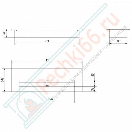 Горелка для биокамина Grand (Kratki)
