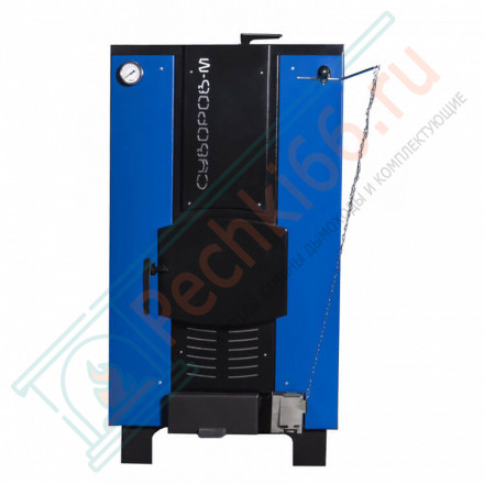 Пиролизный котел Суворов К-30М, с контуром для ГВС (Тройка) 30 кВт