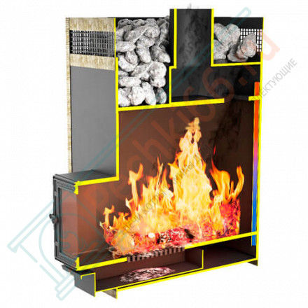 Печь банная Быстрица 30 Сeramic, под бак 60 л (Дионис)