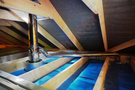 Труба ТермоВент L=500 MC Black (AISI430/0.8/0.5 мм) D=115/150/210 (ТиС)