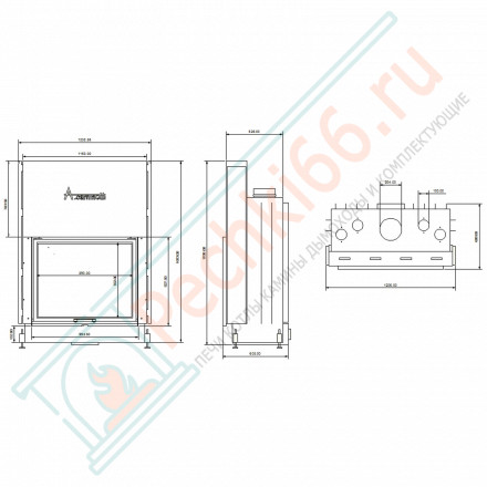 Каминная топка Flat 75/70 (A.caminetti)