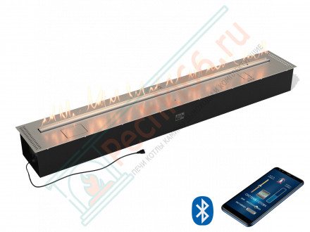 Биокамин автоматический 1800 RC INOX (Good Fire)