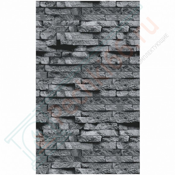 Плита ФАСПАН Серый камень №1008 Вертикаль 8мм 1200х600мм (Везувий) в Нижнем Новгороде