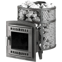 Чугунная печь для бани Атмосфера-М (Мини) сетка (ProMetall)