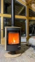 Печь-камин Romotop Stromboli N песчаник под ключ (монтаж 06.2022)