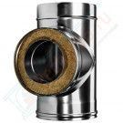 Тройник 90° с изол (НЕРЖ-321/0,5-НЕРЖ-439/0,5) d-180/260 (Дымок-Lux)